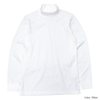 画像2: L.L.Bean（エルエルビーン）Carefree Unshrinkable Turtleneck（ケアフリー・アンシュリンカブル・タートルネック）-Japan Fit-/White（ホワイト）・Black（ブラック）