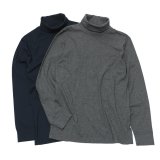 L.L.Bean（エルエルビーン）Carefree Unshrinkable Turtleneck（ケアフリー・アンシュリンカブル・タートルネック）-Japan Fit-/Navy（ネイビー）・Charcoal（チャコールグレー）