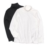 L.L.Bean（エルエルビーン）Carefree Unshrinkable Turtleneck（ケアフリー・アンシュリンカブル・タートルネック）-Japan Fit-/White（ホワイト）・Black（ブラック）