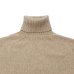 画像3: INVERALLAN（インバーアラン）Roll Neck Saddle Shoulder Sweater（ロールネックサドルショルダーセーター）Geelong Lambswool/Dark Natural（ダークナチュラル）※サイズ40のみ