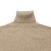 画像3: INVERALLAN（インバーアラン）Roll Neck Saddle Shoulder Sweater（ロールネックサドルショルダーセーター）Geelong Lambswool/Dark Natural（ダークナチュラル）