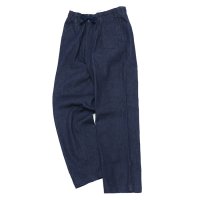 F.O.B FACTORY（エフオービーファクトリー）DENIM TRACK PANTS（デニムトラックパンツ）Three Eight Denim/Indigo（インディゴ）【裾上げ無料】