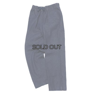 画像1: F.O.B FACTORY（エフオービーファクトリー）DENIM TRACK PANTS（デニムトラックパンツ）"Three Eight Denim" / Indigo（インディゴ）【裾上げ無料】