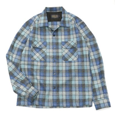 画像1: PENDLETON（ペンドルトン）THE ORIGINAL BOARD SHIRT（ザ・オリジナル・ボードシャツ）-Japan Fit-/Beach Boy Plaid Blue（ビーチボーイチェック・ブルー）