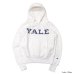 画像1: ＜OUTLET＞Champion（チャンピオン）REVERSE WEAVE PULLOVER HOODED SWEATSHIRT（リバースウィーブプルオーバースウェットパーカー）"YALE"/White（ホワイト）Made in USA※Sサイズのみ (1)