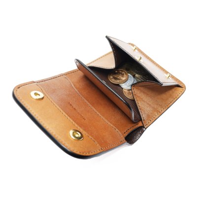 画像7: WILD SWANS（ワイルドスワンズ）CASA（カーサ）コンパクトウォレット"フルグレインブライドル"/Dark Stain（ダークステイン）