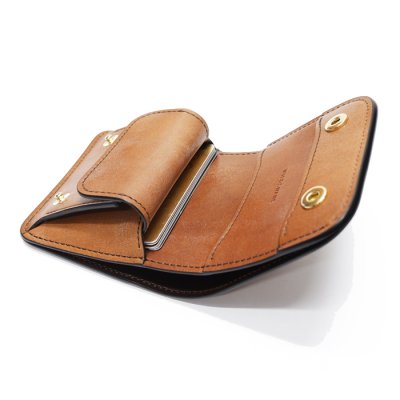 画像6: WILD SWANS（ワイルドスワンズ）CASA（カーサ）コンパクトウォレット"フルグレインブライドル"/Dark Stain（ダークステイン）