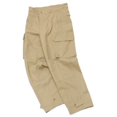 画像1: KAPTAIN SUNSHINE（キャプテンサンシャイン）Cargo Pants（カーゴパンツ）Finx Twisted Left Chino Cloth/Khaki（カーキ）