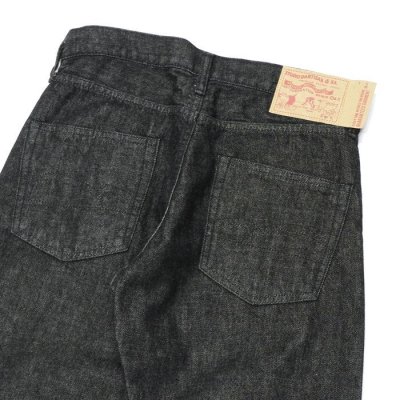 画像4: STUDIO D'ARTISAN（ステュディオ・ダ・ルチザン）ウォッシュジーンズ "テーパード” 13oz/Black（ブラック）ワンウォッシュ【裾上げ無料】