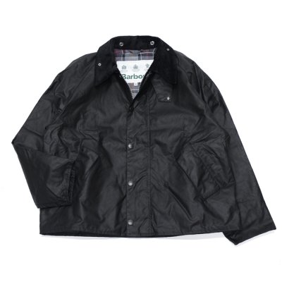 画像1: Barbour（バブァー）TRANSPORT WAX JACKET（トランスポートワックスジャケット）"Wax Cotton" / Black（ブラック）
