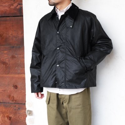 画像14: Barbour（バブァー）TRANSPORT WAX JACKET（トランスポートワックスジャケット）"Wax Cotton" / Black（ブラック）