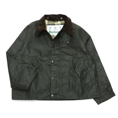 画像1: Barbour（バブァー）TRANSPORT WAX JACKET（トランスポートワックスジャケット）"Wax Cotton" / Sage（セージ）