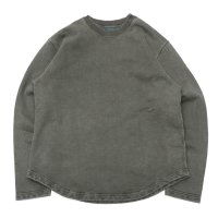 Good On（グッドオン）Rough Crew Sweat（ラフクルースウェット）"Pigment Dye"/Black（ブラック）