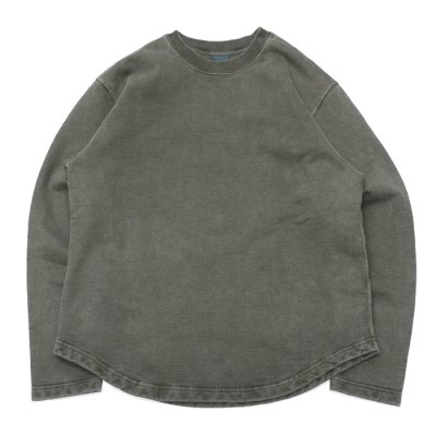 画像1: Good On（グッドオン）Rough Crew Sweat（ラフクルースウェット）"Pigment Dye"/Black（ブラック）