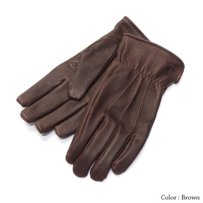 画像2: Y'2 LEATHER（ワイツーレザー）SHORT GLOVES（ショートグローブ）DEER SKIN/Brown（ブラウン）・Black（ブラック）