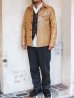 画像16: Y'2 LEATHER（ワイツーレザー）KAKISHIBU DYED HORSE CAR COAT（柿渋ホースカーコート）/Kakishibu（柿渋）