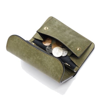 画像8: WILD SWANS（ワイルドスワンズ）BYRNE（バーン）3つ折りウォレット"プエブロ"/Grigio（グリージオ）