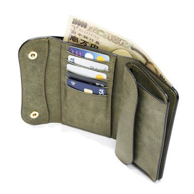 画像7: WILD SWANS（ワイルドスワンズ）BYRNE（バーン）3つ折りウォレット"プエブロ"/Grigio（グリージオ）