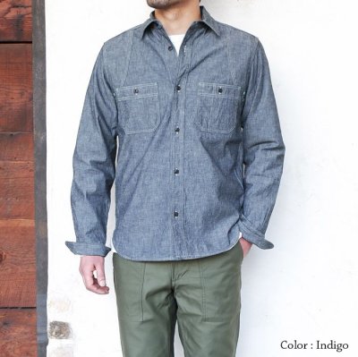 画像10: Nigel Cabourn(ナイジェル・ケーボン)NEW MEDICAL SHIRT(ニューメディカルシャツ)/ Indigo(インディゴ)