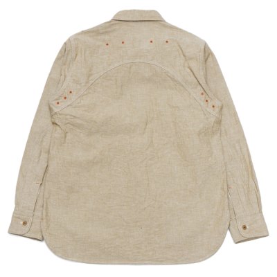 画像2: Nigel Cabourn（ナイジェル・ケーボン）NEW MEDICAL SHIRT（ニューメディカルシャツ）/Khaki（カーキ）