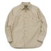 画像1: Nigel Cabourn（ナイジェル・ケーボン）NEW MEDICAL SHIRT（ニューメディカルシャツ）/Khaki（カーキ） (1)