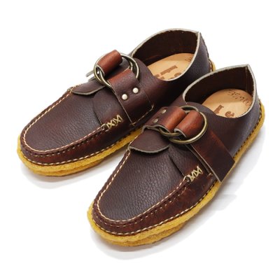画像2: YUKETEN（ユケテン）Center Ring Moc（センターリングモック）Handsewn Crepe Sole/CP Brown（CPブラウン）