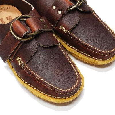 画像6: YUKETEN（ユケテン）Center Ring Moc（センターリングモック）"Handsewn Crepe Sole" / CP Brown（CPブラウン）