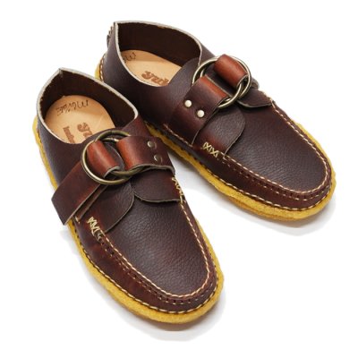 画像4: YUKETEN（ユケテン）Center Ring Moc（センターリングモック）"Handsewn Crepe Sole" / CP Brown（CPブラウン）