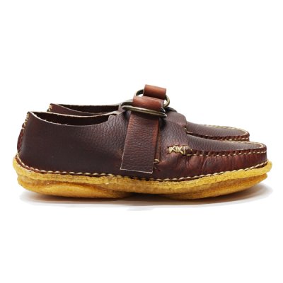 画像1: YUKETEN（ユケテン）Center Ring Moc（センターリングモック）Handsewn Crepe Sole/CP Brown（CPブラウン）