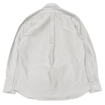 画像2: INDIVIDUALIZED SHIRTS（インディビジュアライズドシャツ）Classic Fit B.D. Shirt（クラシックフィットボタンダウンシャツ）"CAMBRIDGE OXFORD"/Grey（グレー）