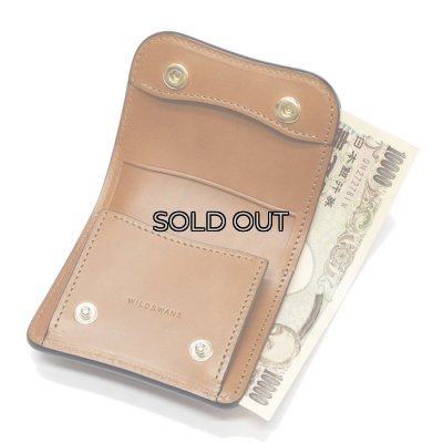 画像6: WILD SWANS（ワイルドスワンズ）Palm（パーム）コンパクトウォレット/#4"シェルコードバン"×キャメル"ブッテーロ"
