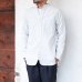 画像8: A VONTADE（アボンタージ）Banded Collar Shirts（バンドカラーシャツ）Cotton Linen Chambray/Grey Stripe（グレーストライプ）