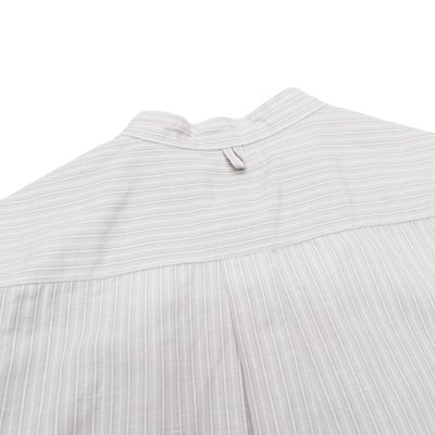 画像6: 『OUTLET』*A VONTADE（アボンタージ）Banded Collar Shirts（バンドカラーシャツ）Cotton Linen Chambray/Grey Stripe（グレーストライプ）