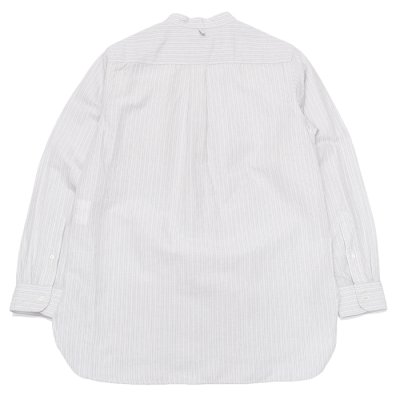 画像2: ＜50%OFF＞*A VONTADE（アボンタージ）Banded Collar Shirts（バンドカラーシャツ）Cotton Linen Chambray/Grey Stripe（グレーストライプ）
