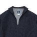 画像4: Post O'Alls（ポストオーバーオールズ）NAVY-BLU Jumper（ネイビーブルージャンパー）"Herringbone Denim" / Indigo（インディゴ）