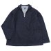 画像1: Post O'Alls（ポストオーバーオールズ）NAVY-BLU Jumper（ネイビーブルージャンパー）"Herringbone Denim" / Indigo（インディゴ） (1)