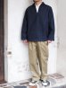 画像11: Post O'Alls（ポストオーバーオールズ）NAVY-BLU Jumper（ネイビーブルージャンパー）"Herringbone Denim" / Indigo（インディゴ）