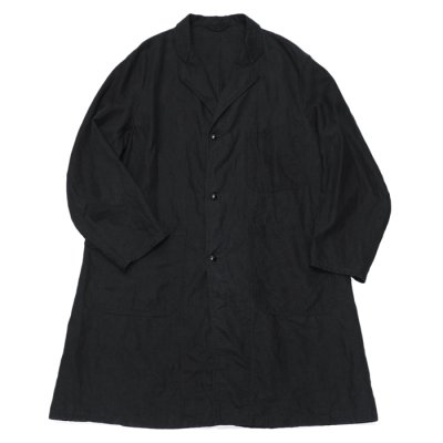 画像1: KAPTAIN SUNSHINE（キャプテンサンシャイン）Atelier Coat（アトリエコート）WASHED HIGH COUNT LINEN CLOTH/Black Indigo（ブラックインディゴ）
