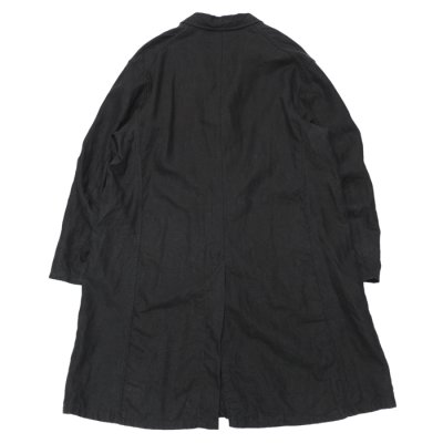 画像2: KAPTAIN SUNSHINE（キャプテンサンシャイン）Atelier Coat（アトリエコート）WASHED HIGH COUNT LINEN CLOTH/Black Indigo（ブラックインディゴ）