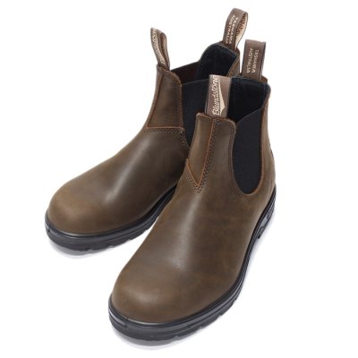 画像1: BLUNDSTONE（ブランドストーン）BS1609 CLASSICS ELASTIC SIDE BOOTS（クラシックスサイドゴアブーツ）/Antique Brown（アンティークブラウン）