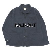F.O.B FACTORY（エフオービーファクトリー）HEMP SHIRT JACKET（ヘンプシャツジャケット）HEMP OX/Navy（ネイビー）