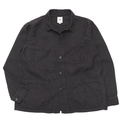 画像1: F.O.B FACTORY（エフオービーファクトリー）HEMP SHIRT JACKET（ヘンプシャツジャケット）HEMP OX/Sumi Kuro（スミクロ）