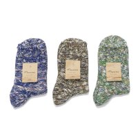 Mauna Kea（マウナケア）裏出しツイスター杢ソックス"レディース"/Blue（ブルー）・Black（ブラック）・Green（グリーン）※3足までメール便発送可※
