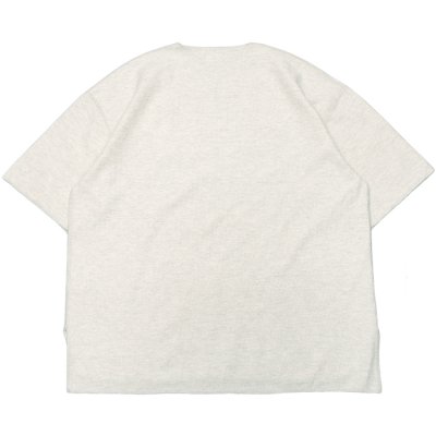 画像2: blurhms ROOTSTOCK（ブラームスルーツストック）Rough&Smooth Thermal Over-Neck（ラフ&スムースサーマルオーバーネックシャツ）/ Heather Oatmeal（ヘザーオートミール）
