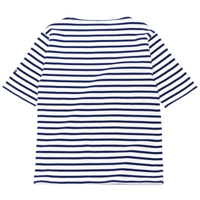 画像2: SAINT JAMES（セントジェームス）OUESSANT SHORT SLEEVE（ウエッソンショートスリーブ）/NEIGE×MARINE（ホワイト×マリン）