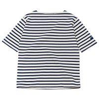 SAINT JAMES（セントジェームス）OUESSANT SHORT SLEEVE（ウエッソンショートスリーブ）/ECRU×MARINE（キナリ×マリン）