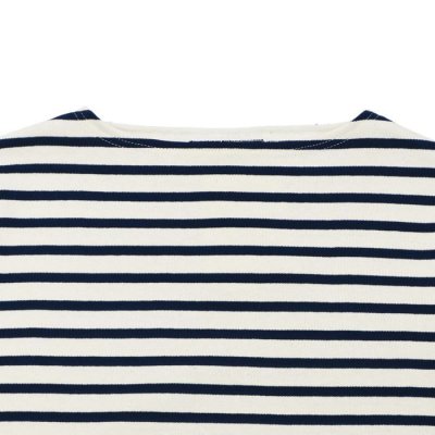 画像3: SAINT JAMES（セントジェームス）OUESSANT SHORT SLEEVE（ウエッソンショートスリーブ）"BORDER" / ECRU×MARINE（キナリ×マリン）