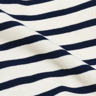 画像6: SAINT JAMES（セントジェームス）OUESSANT SHORT SLEEVE（ウエッソンショートスリーブ）"BORDER" / ECRU×MARINE（キナリ×マリン）