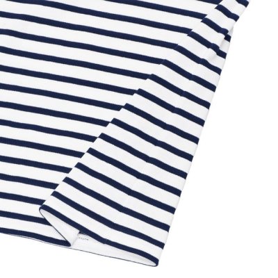 画像5: SAINT JAMES（セントジェームス）OUESSANT SHORT SLEEVE（ウエッソンショートスリーブ）"BORDER" / NEIGE×MARINE（ホワイト×マリン）