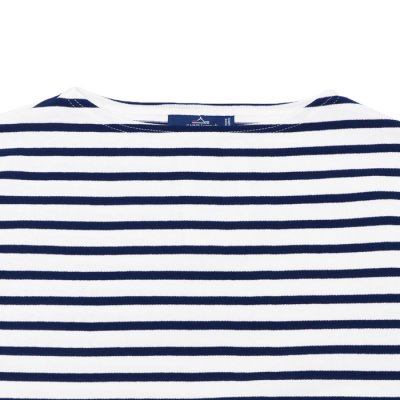 画像3: SAINT JAMES（セントジェームス）OUESSANT SHORT SLEEVE（ウエッソンショートスリーブ）"BORDER" / NEIGE×MARINE（ホワイト×マリン）